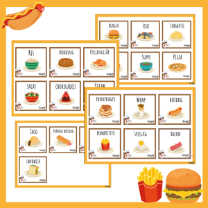 Billedkort – Fastfood
