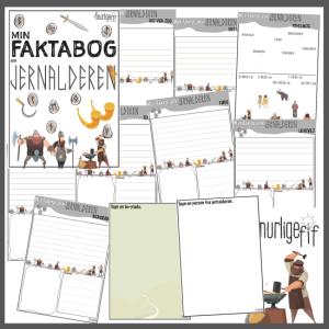 DIY Faktabog - Jernalderen - Skabeloner