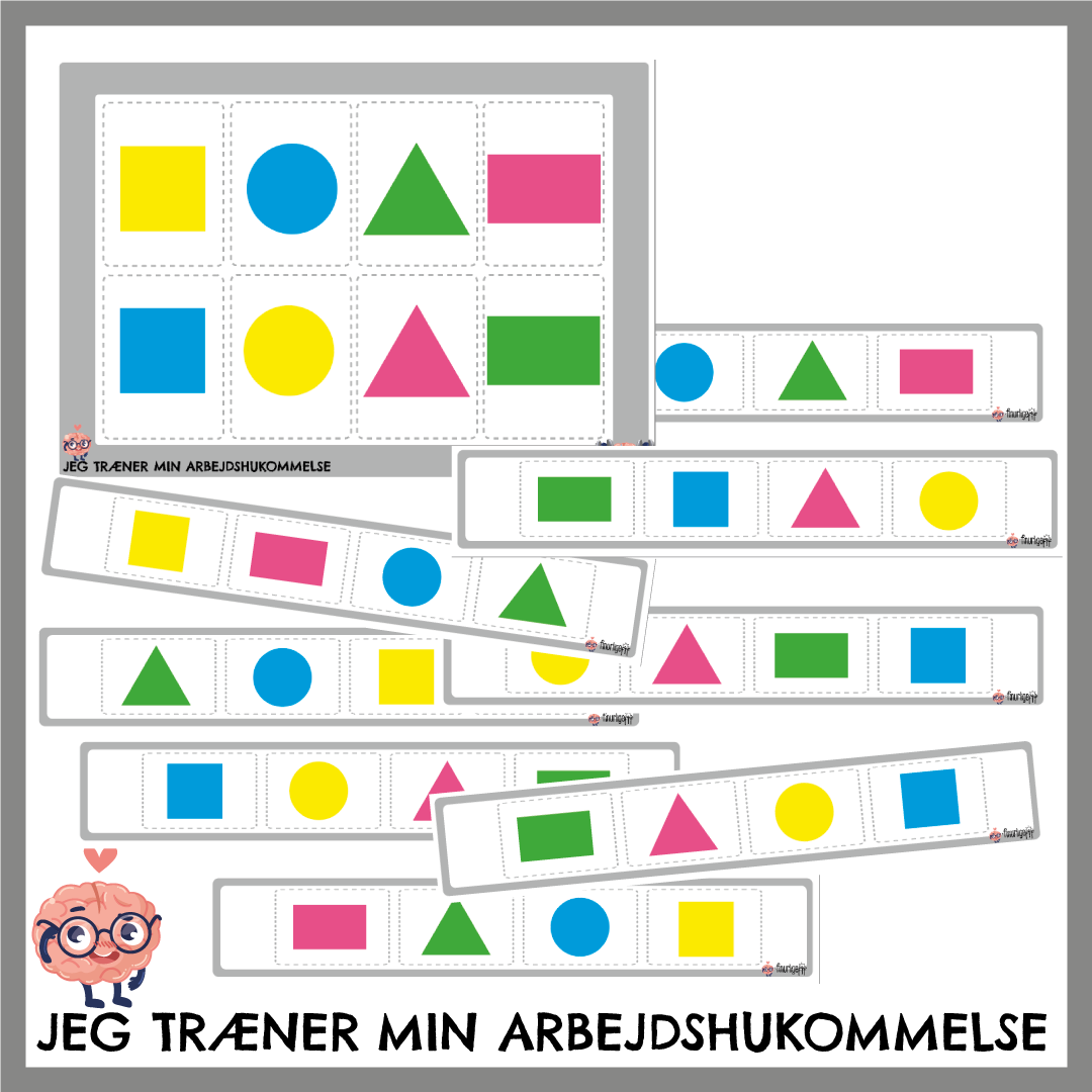 Arbejdshukommelse - Sekvenser, Figurer - Billede 2