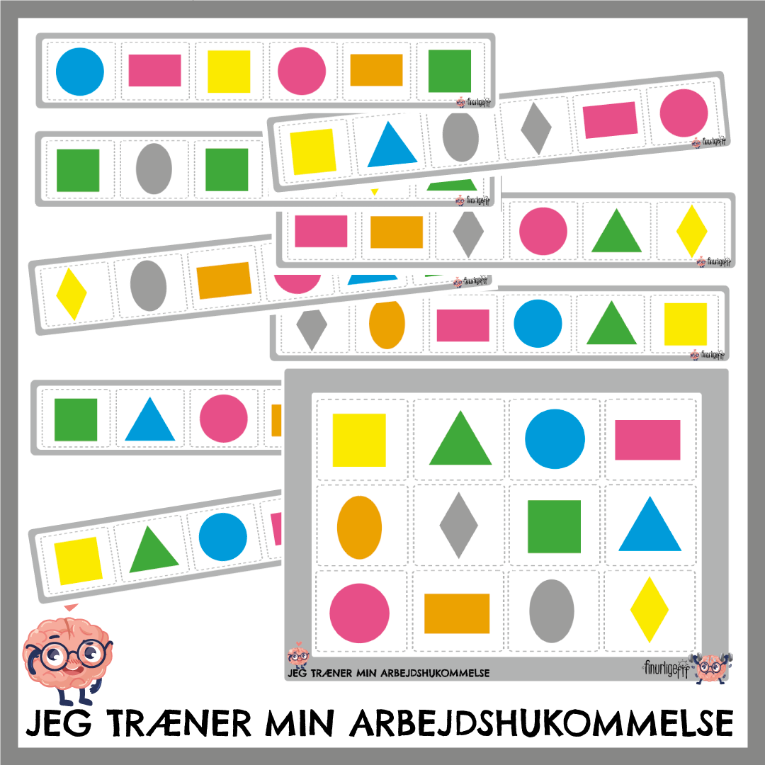 Arbejdshukommelse - Sekvenser, Figurer - Billede 3