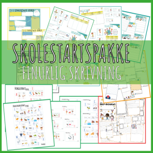Finurlige Skolestartspakke: Skrivning