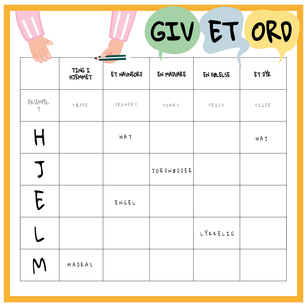 Giv et ord #1