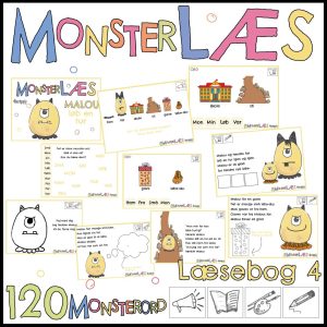 120 MONSTERORD – Læsebog #4 - MALOU