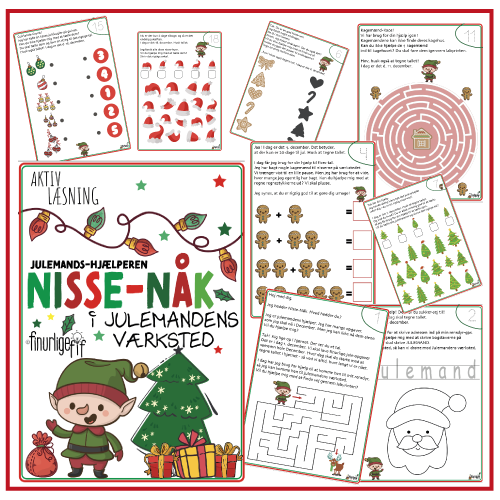 Aktiv læsning - Nisse Nåk i julemandens værksted