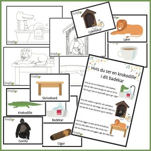 Sangpakke – Hvis du ser en krokodille i dit badekar – Dialogisk læringsværktøj