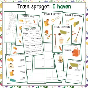 Træn sproget: Haven