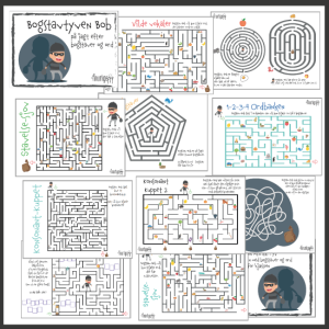 Bogstavtyven Bob - Sjove labyrinter til bogstavsforståelse og ordtræning