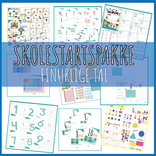 Finurlige Skolestartspakke: Tal