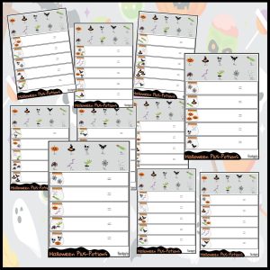 Halloween Plus-Potions - Opgaveark - Regnestykker med addition/plus