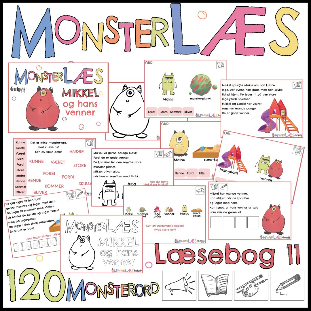 120 MONSTERORD – Læsebog #11 - MIKKEL
